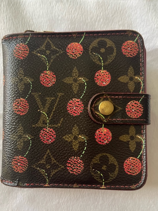 Louis Vuitton Handbags - Louis Vuitton Monogram Cerises Compact Wallet - Brown/Red